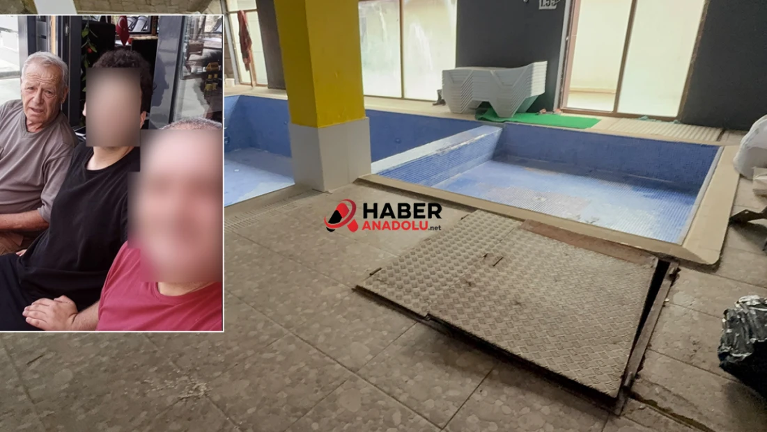 Babasını öldürerek havuz deposuna gömdü