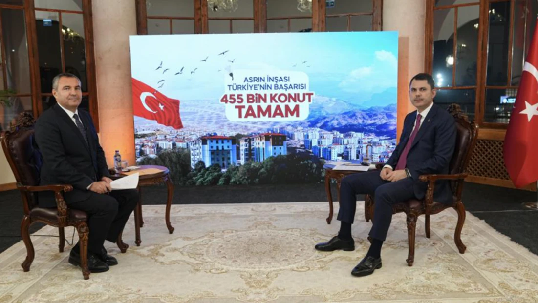 Bakan Kurum, Hatay’da tamamlanan asrın inşa seferberliğini anlattı