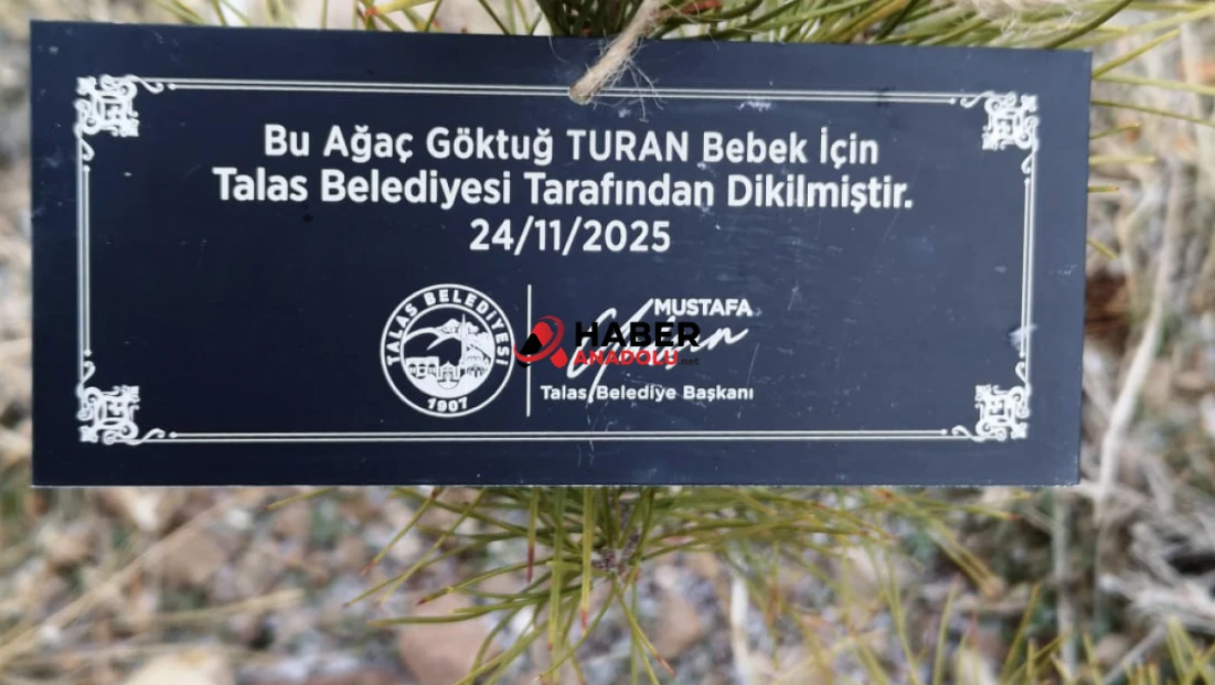 Talas Belediyesinden Geleceğe Nefes: Her Bebek İçin Bir Fidan