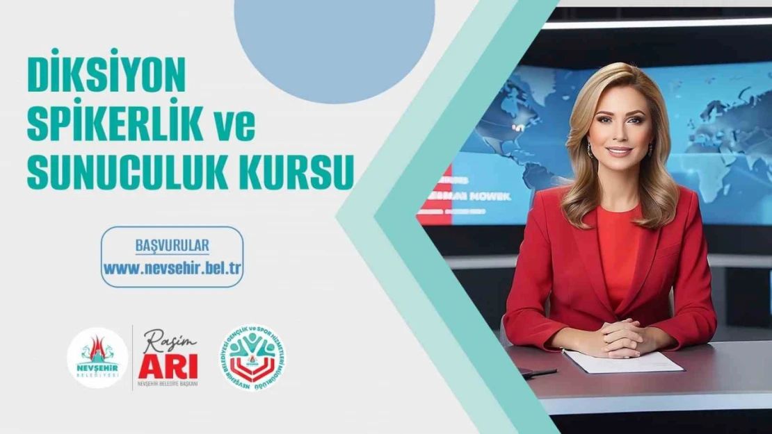 'Diksiyon, Spikerlik ve Sunuculuk' kurs kayıtları başladı