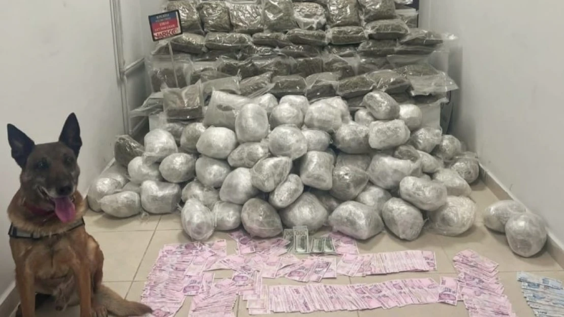 107 kilo uyuşturucu ele geçirildi, 4 kişi yakalandı