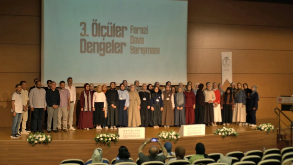 3. Ölçüler Dengeler Farazi Dava Yarışması Nevşehir'de Gerçekleştirildi