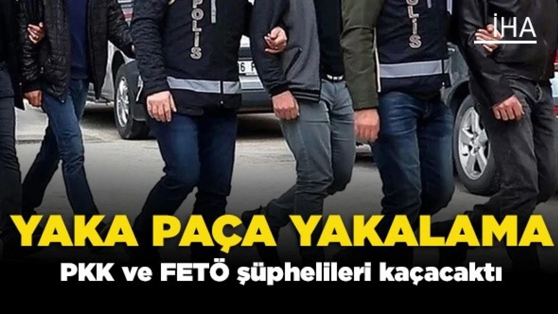 8 PKK ve FETÖ şüphelisi Yunanistan'a kaçarken yakalandı