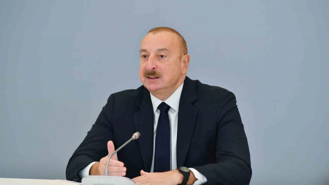 Aliyev: Barış anlaşmasının esas maddeleri hazırlanıp Ermenistan'a gönderildi