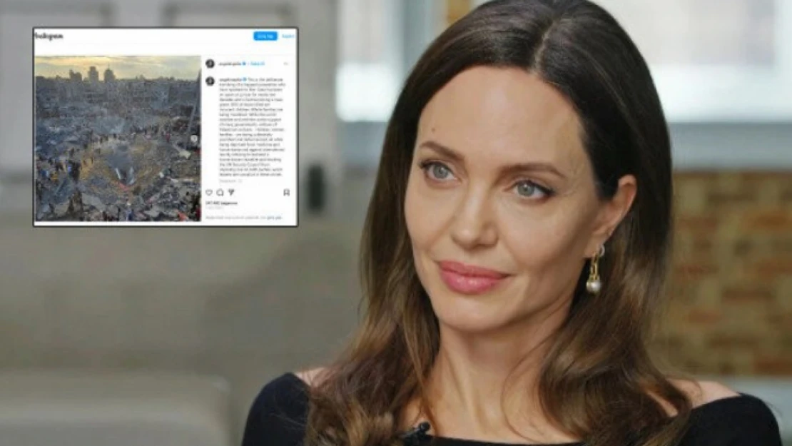 Angelina Jolie, İsrail ordusunun Cebaliye mülteci kampına saldırmasına tepki gösterdi