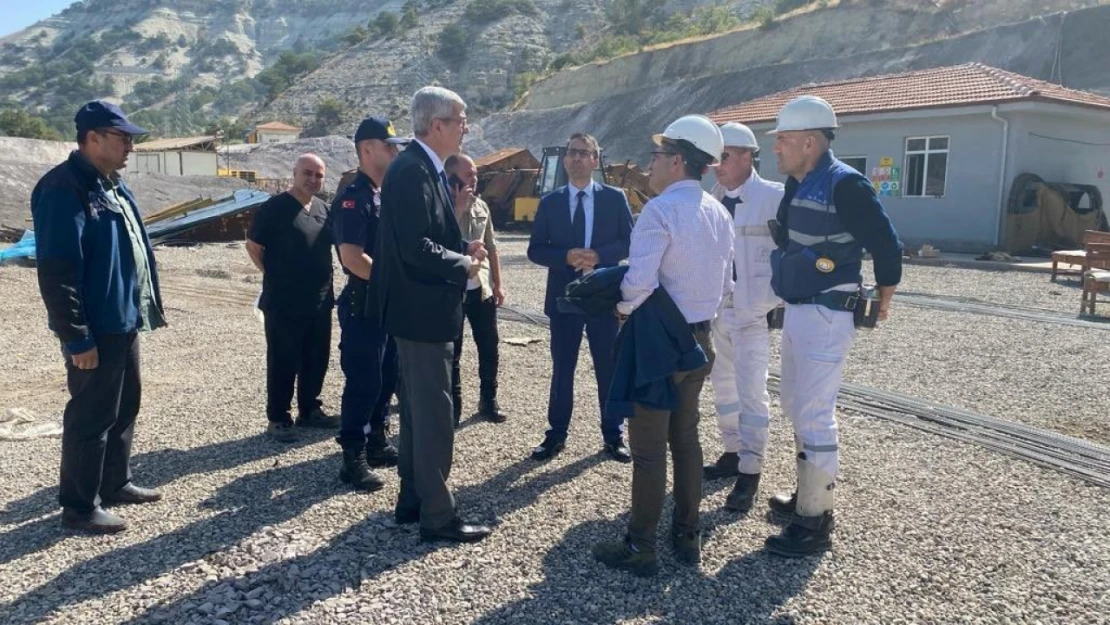 Ankarada kömür madeninde göçük meydana geldi.