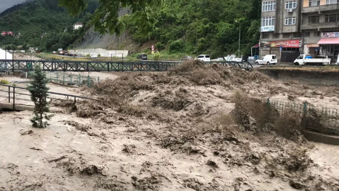 Arjantin'de yaya köprüsü sel sularına kapıldı