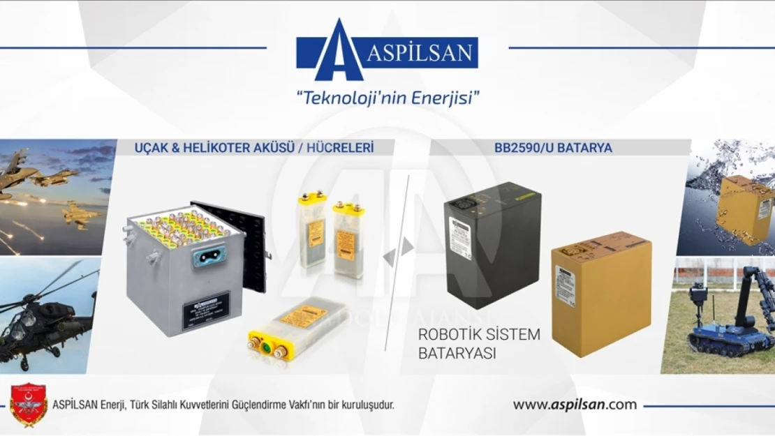 ASPİLSAN Enerji'nin bataryaları sivil havacılıkta da kullanılacak