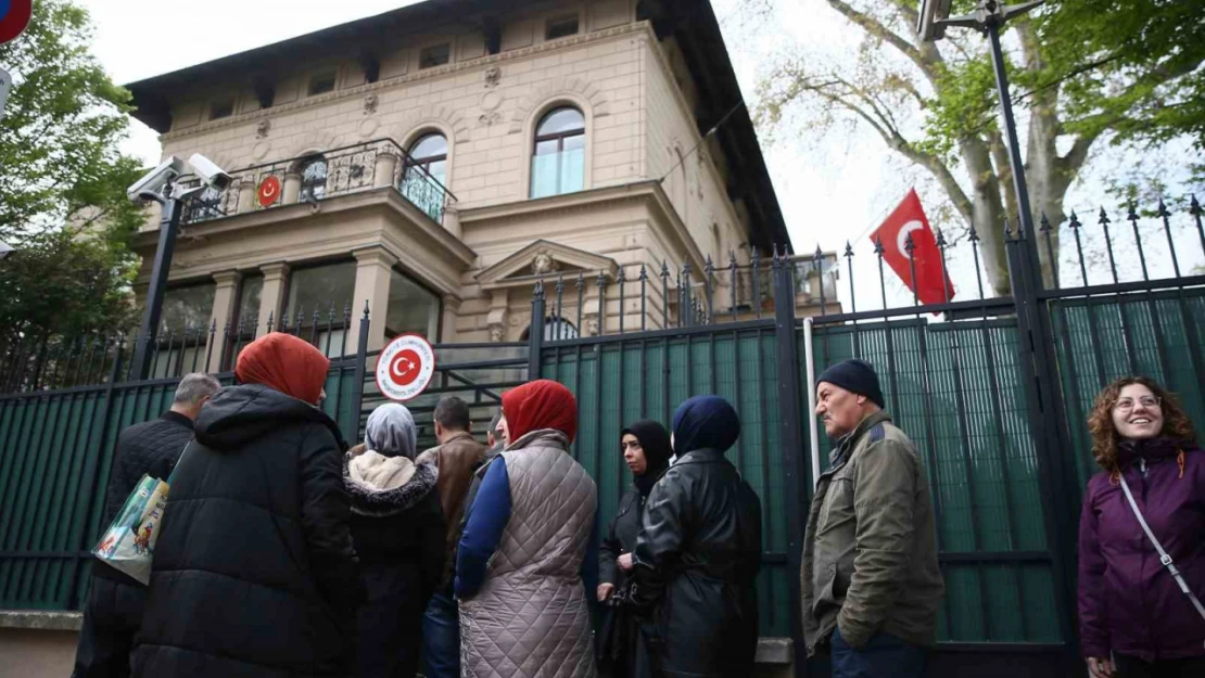 Avusturya'da Türkiye'deki genel seçimlerde oy verme işlemi başladı