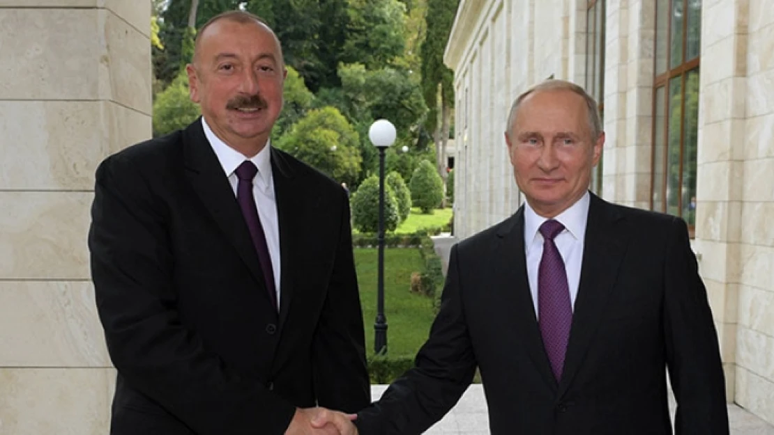 Azerbaycan Cumhurbaşkanı Aliyev, Rusya Devlet Başkanı Putin ile görüştü