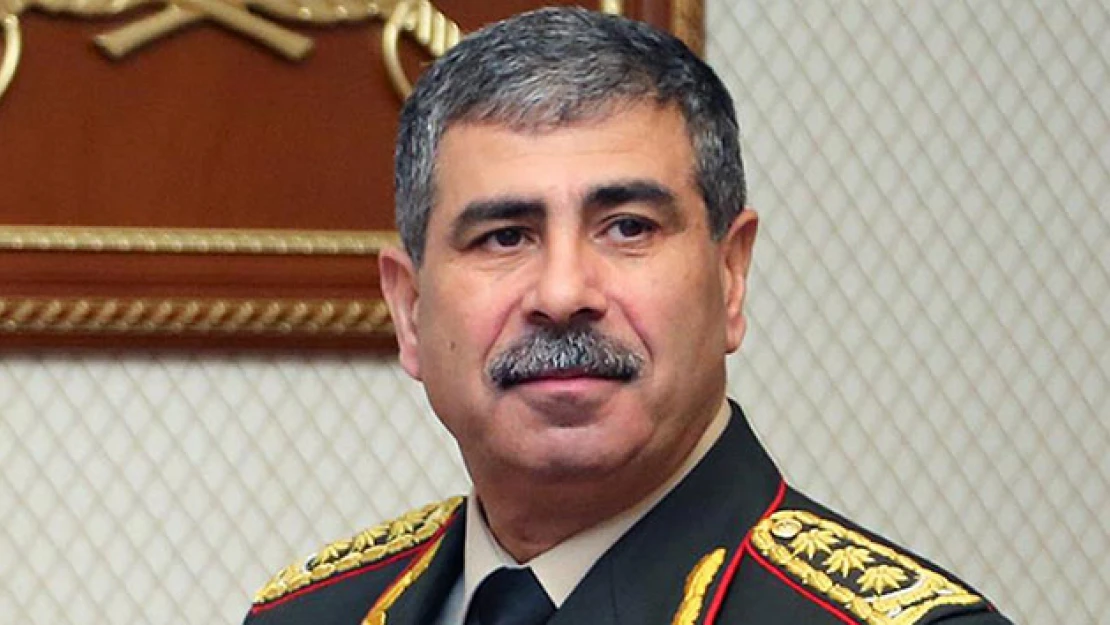 Azerbaycan Savunma Bakanı Hasanov'dan Türkiye'ye taziye mesajı