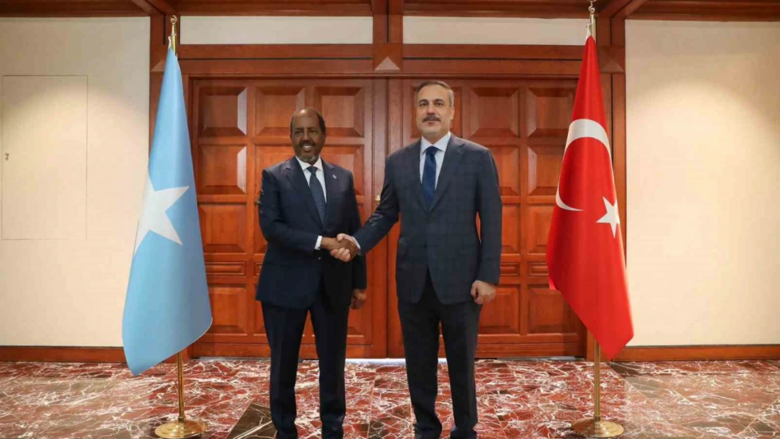 Bakan Fidan, Somali Cumhurbaşkanı Mahmud ile görüştü