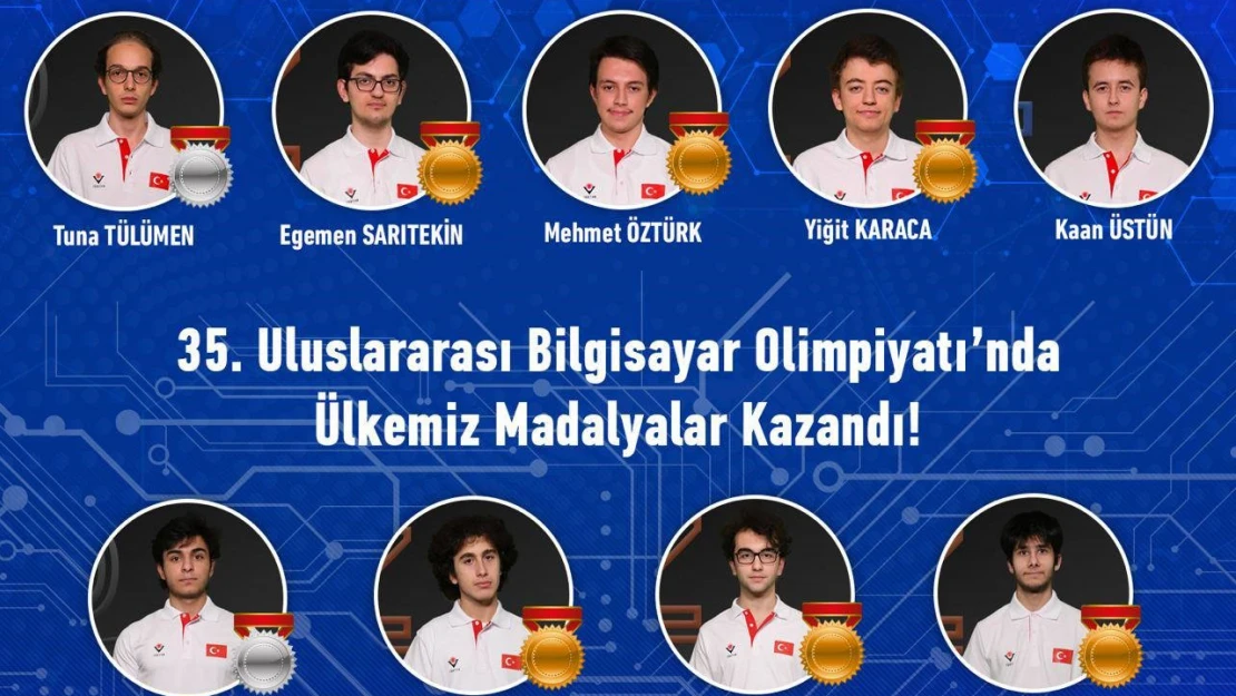 Bakan Kaçır, Uluslararası Astronomi ve Astrofizik Olimpiyatı'nda madalya kazanan öğrencileri tebrik etti