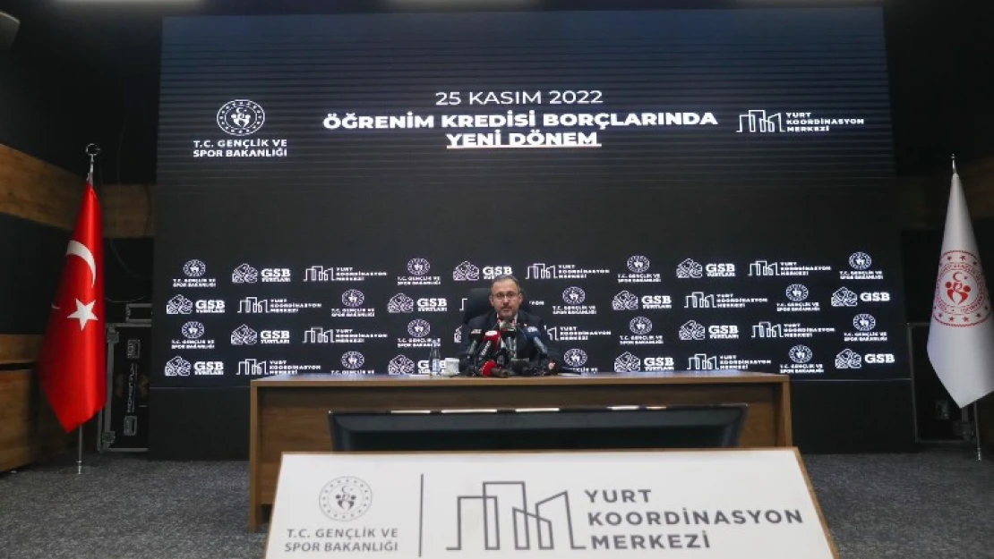 Bakan Kasapoğlu'ndan gençlere müjde