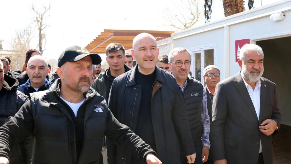 Bakan Soylu:  Afete karşı dirençli şehirler oluşturacağız