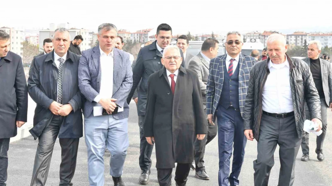 Başkan Büyükkılıç 150 milyon TL'lik projeyi yerinde inceledi