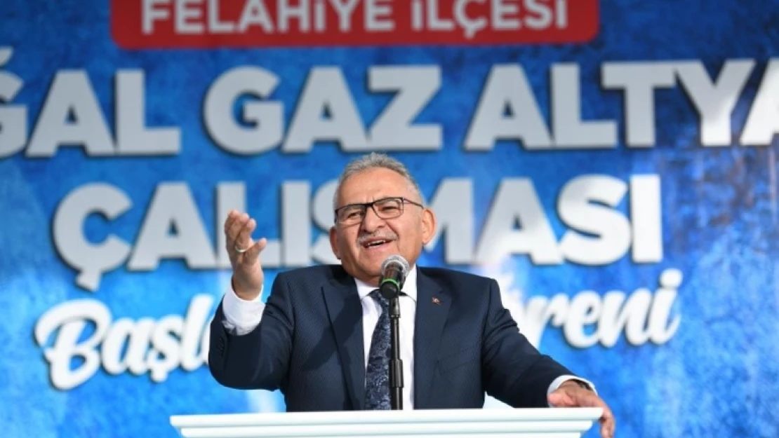 Başkan Büyükkılıç, Felahiye Ve Özvatan'a doğalgaz için ilk adımı attı