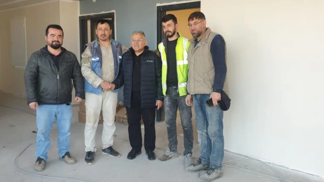 Başkan Büyükkılıç'tan ödüllü proje 'Hospice' incelemesi