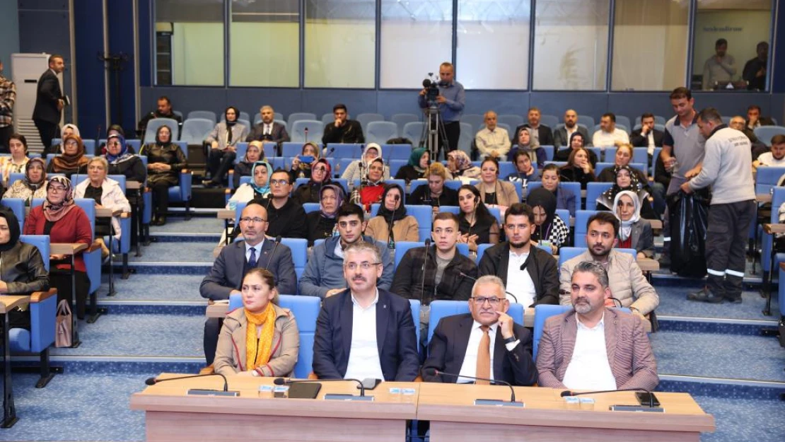 Başkan Büyükkılıç ve Başkan Çopuroğlu'na ulaşım brifingi