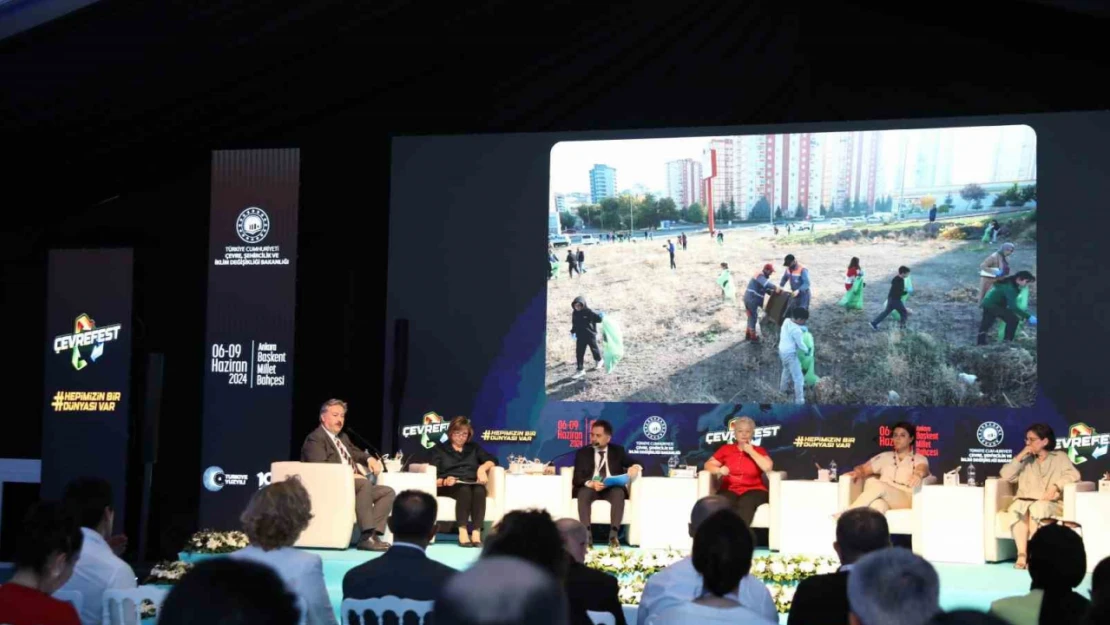 Başkan Palancıoğlu çevre ve sıfır atık çalışmalarını ÇEVREFEST'te anlattı