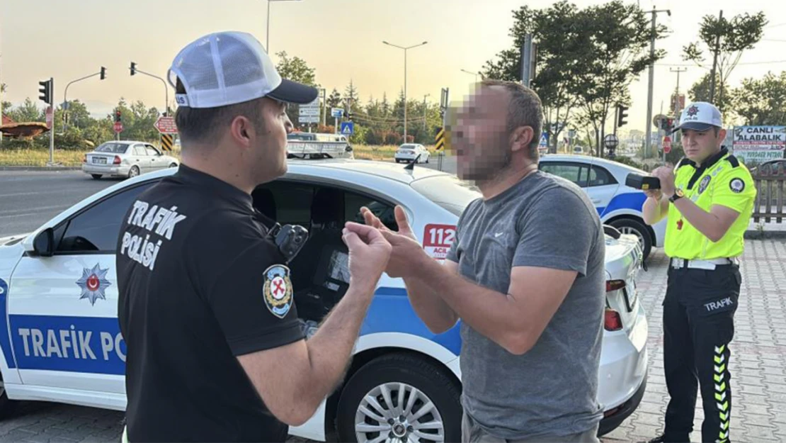 Bayram trafiğinde sürücüye 50 bin TL ceza