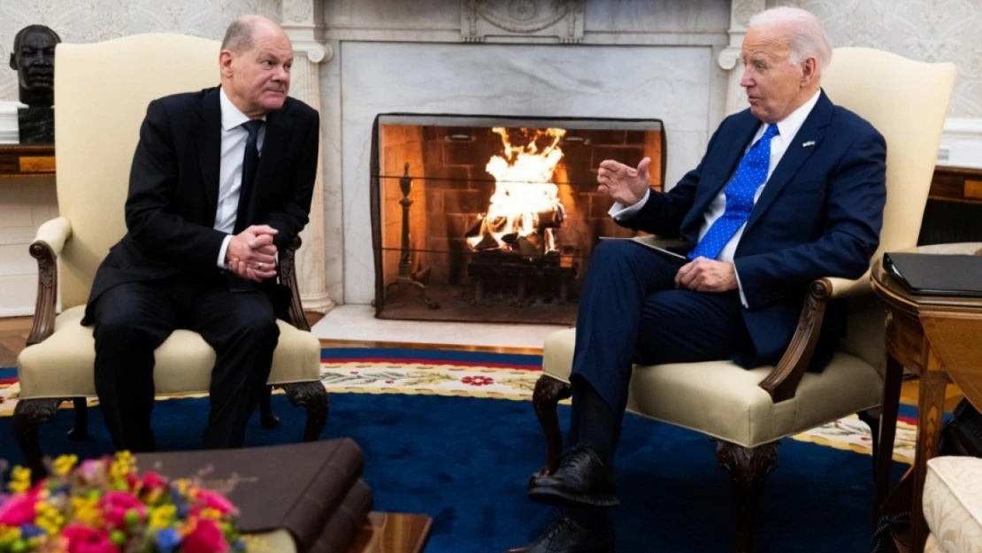 Biden ve Scholz, Ukrayna ile Orta Doğu'yu görüştü