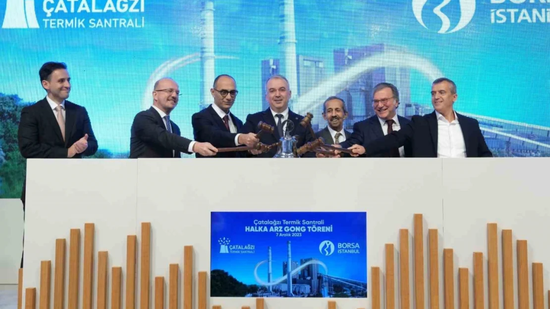 Borsa İstanbul'da gong, ÇATES için çaldı