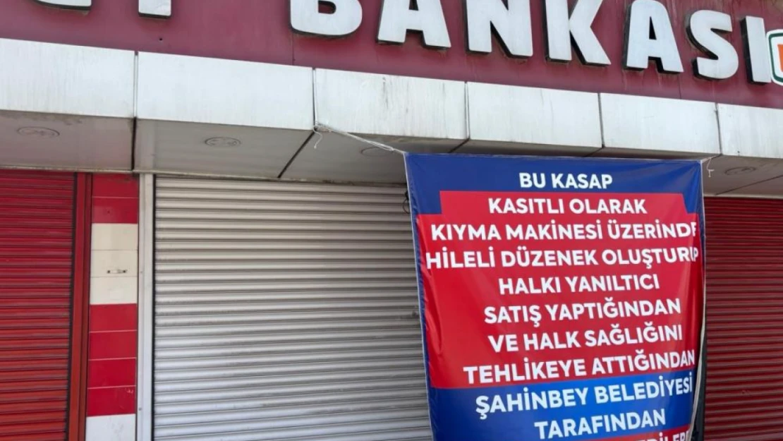 Bozuk Et Satan Kasap Mühürlendi