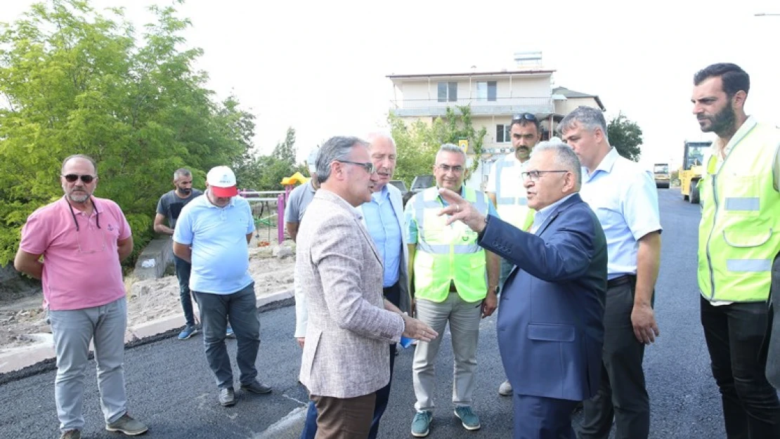 Büyükkılıç, Hacılar - İncesu bağlantı yolunda incelemelerde bulundu