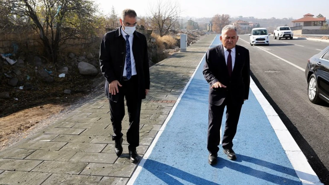 Büyükkılıç'tan bisiklet ve yaya yollarına özel önem