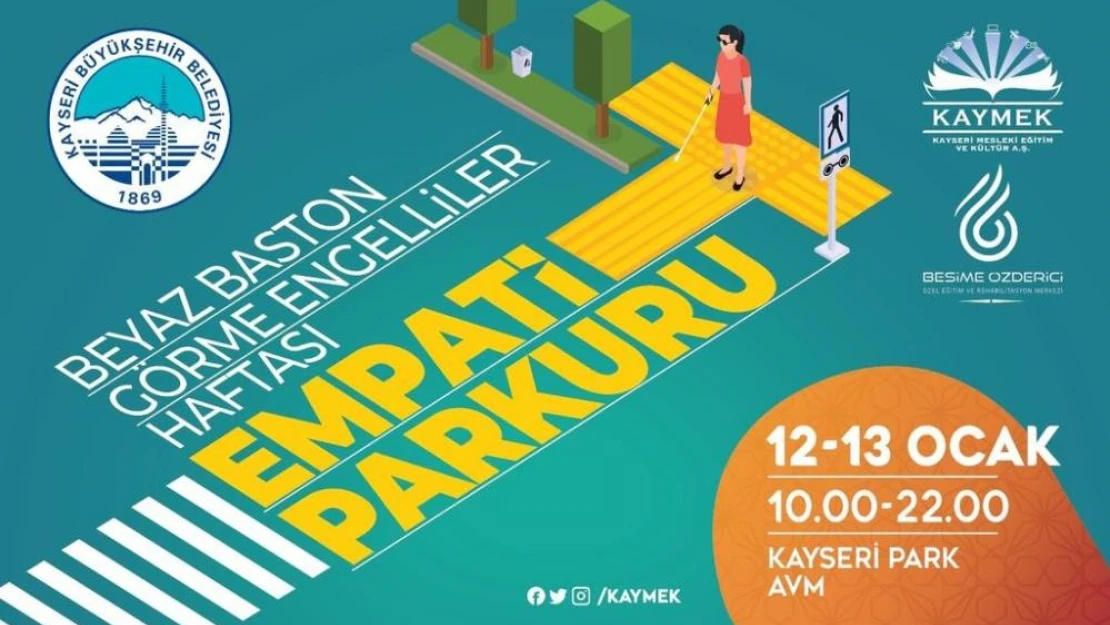 Büyükşehir'den 'Empati Parkuru' ile farkındalık hareketi