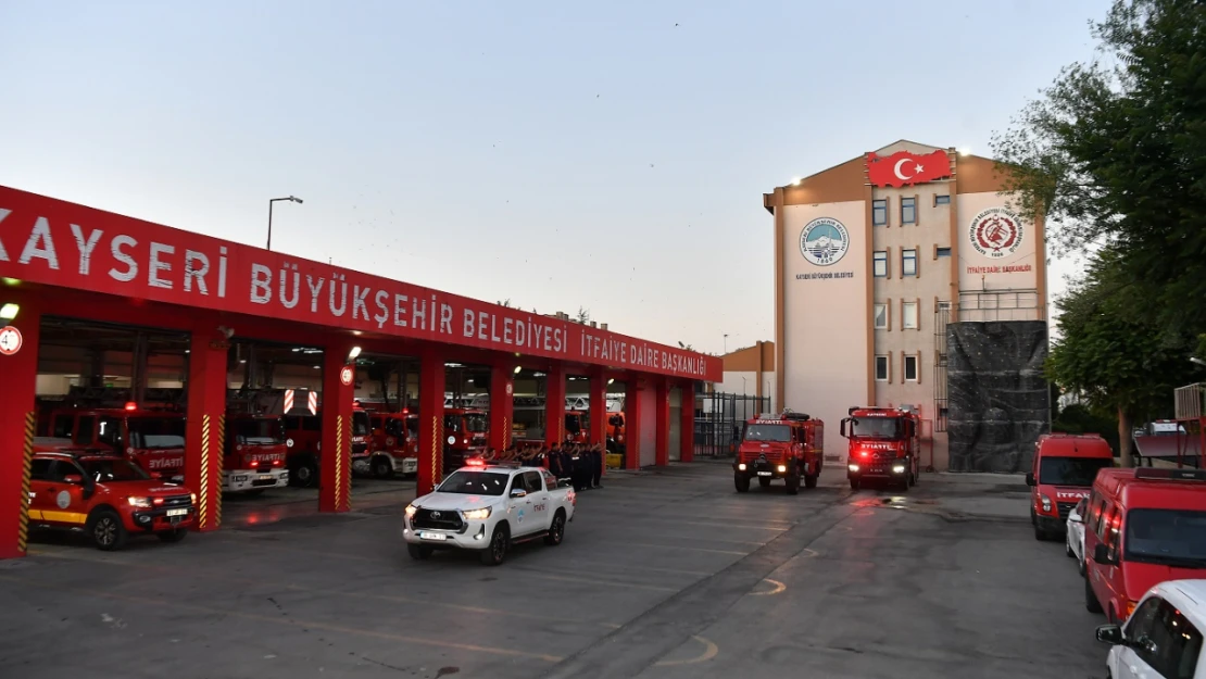 Büyükşehir'den Manisa'ya Yangınla Mücadele Desteği