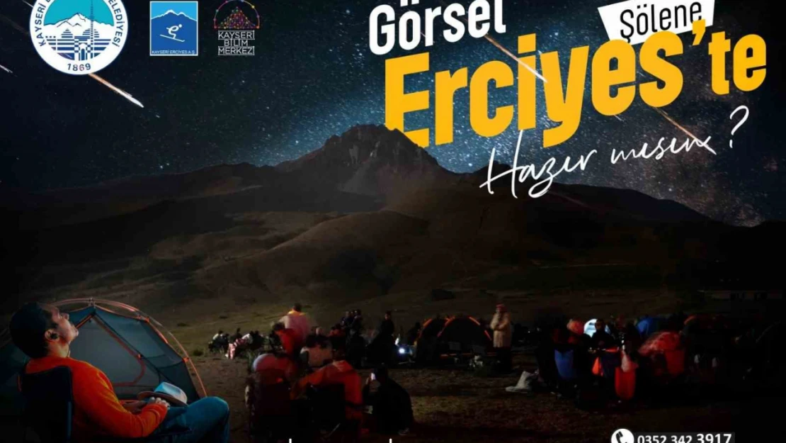 Büyükşehir ile Erciyes'ten gökyüzünde görsel şölen heyecanı