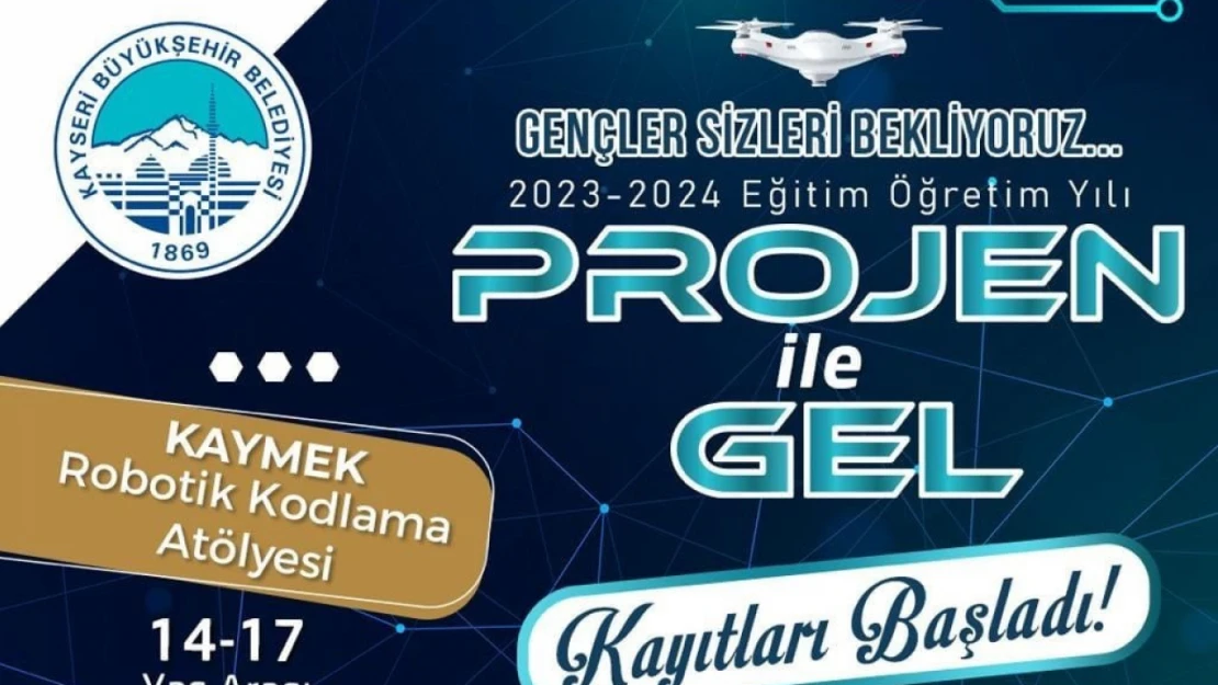 Büyükşehir KAYMEK'ten Projen ile Gel Robotik Kodlama Atöylesi