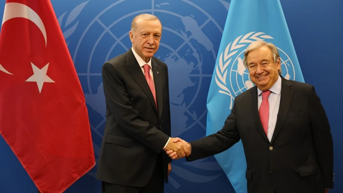 Cumhurbaşkanı Erdoğan, BM Genel Sekreteri Guterres ile görüştü