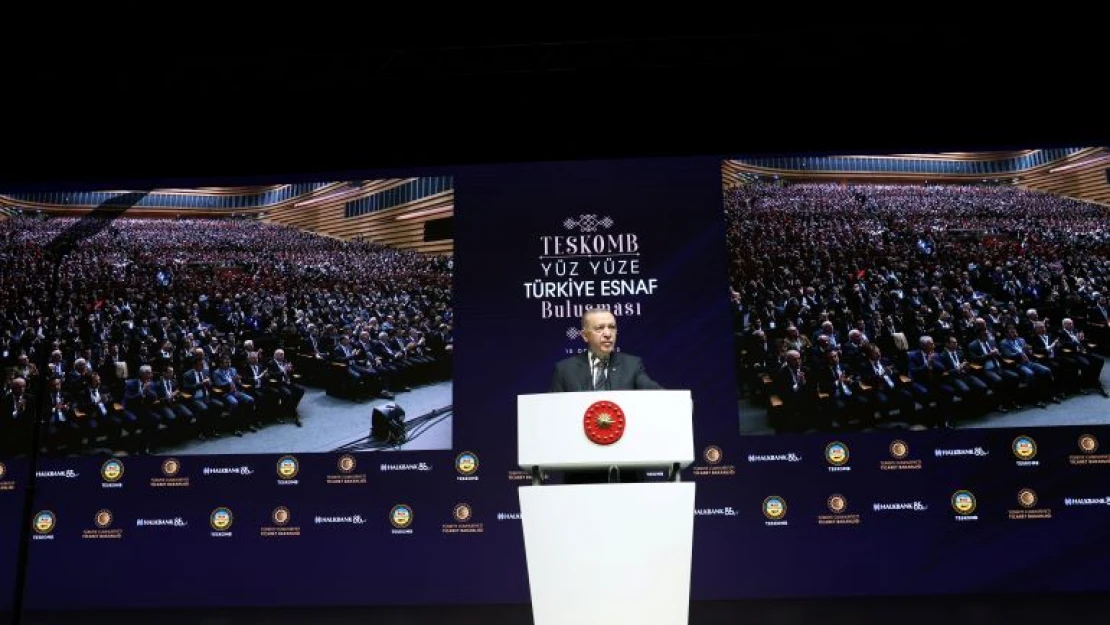 Cumhurbaşkanı Erdoğan'dan esnafa müjde