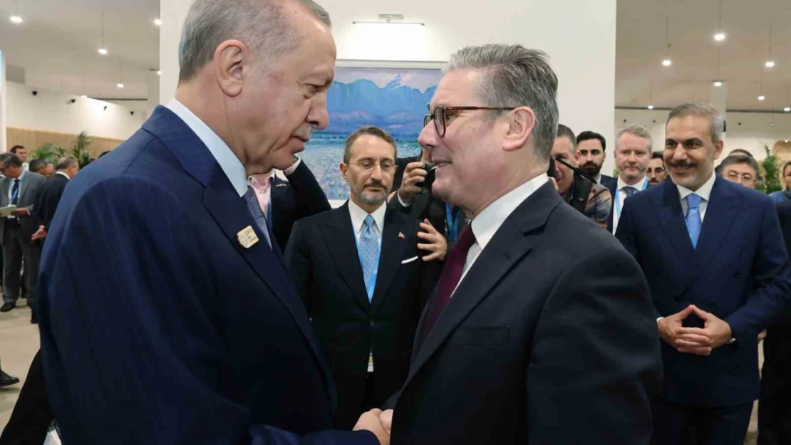 Cumhurbaşkanı Erdoğan, İngiltere Başbakanı Starmer ile görüştü