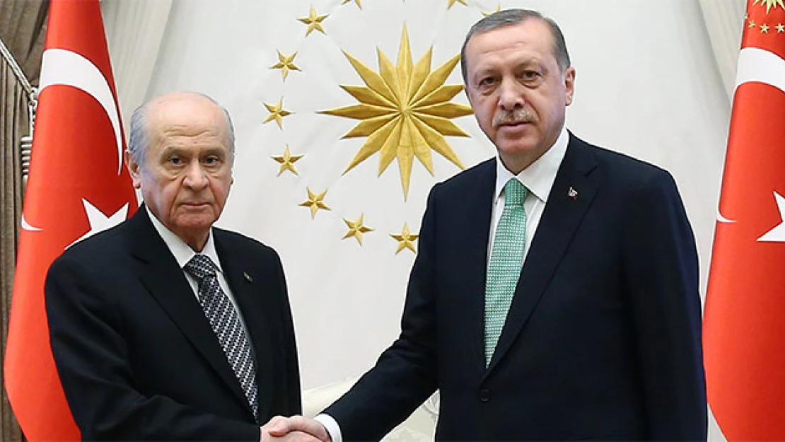 Cumhurbaşkanı Erdoğan, MHP Genel Başkanı Bahçeli ile görüştü