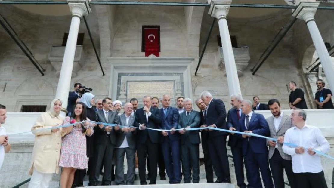 Cumhurbaşkanı Erdoğan restorasyonu tamamlanan Ayazma Camii'nin açılışında konuştu