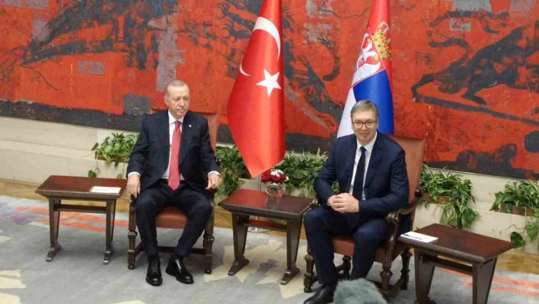 Cumhurbaşkanı Erdoğan, Sırbistan Cumhurbaşkanı Vucic ile görüştü