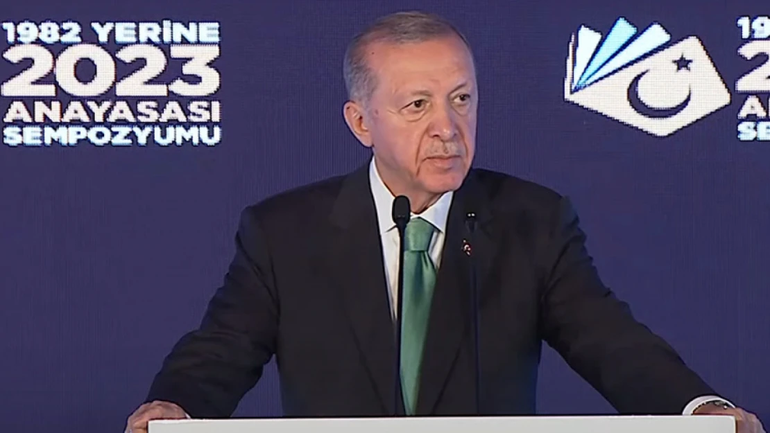 Cumhurbaşkanı Erdoğan, Yeni Anayasa Sempozyumu