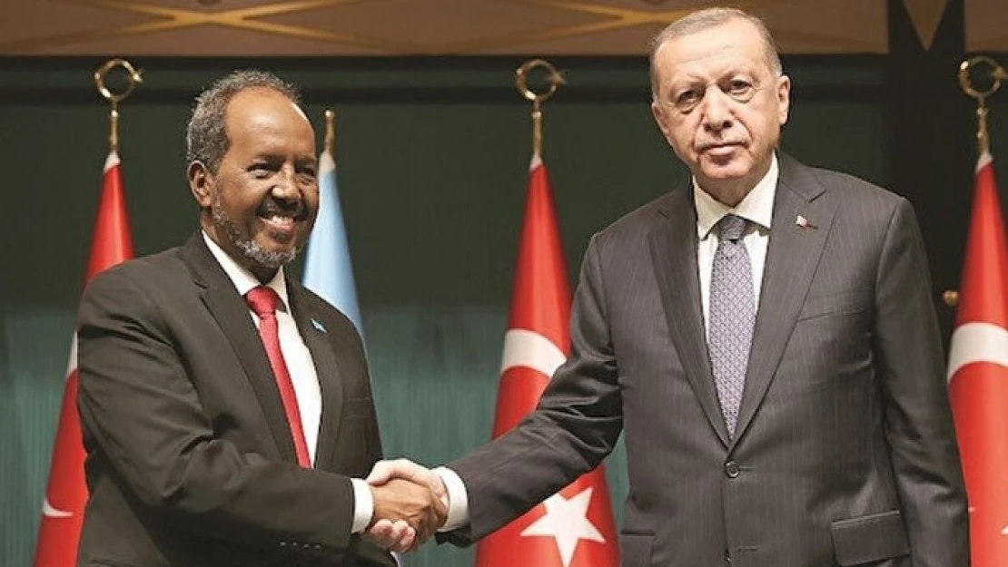 Cumhurbaşkanı , Somali Cumhurbaşkanı Hasan Şeyh Mahmud ile görüştü