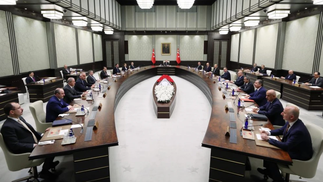 Cumhurbaşkanlığı Kabinesi, Cumhurbaşkanı Recep Tayyip Erdoğan başkanlığında Beştepe'de toplandı.