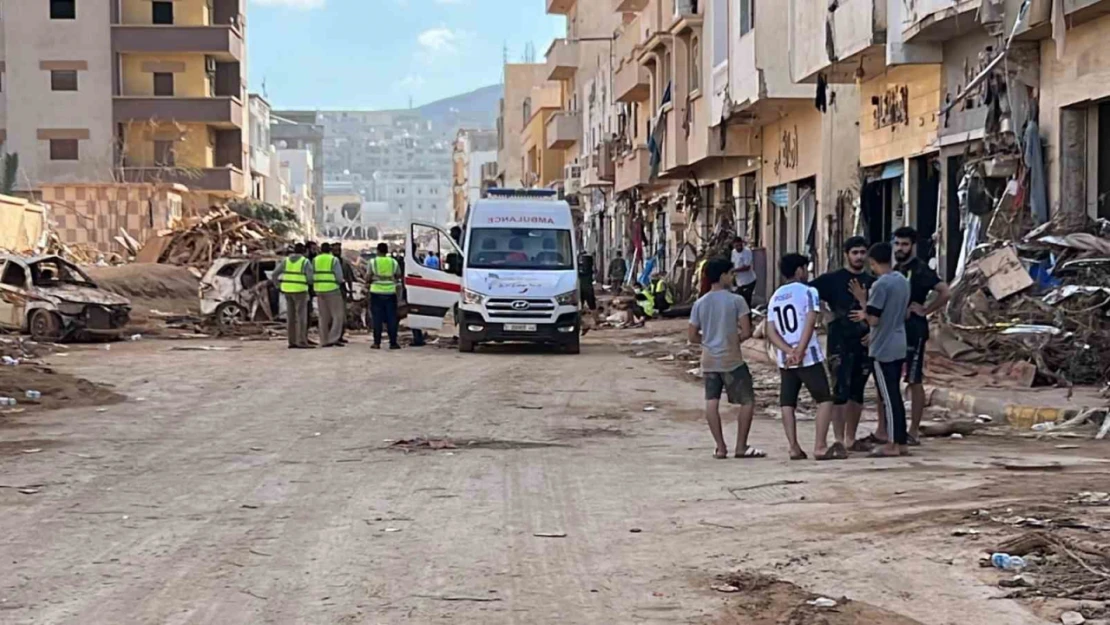 Derna'yı selin vurduğu anlar ortaya çıktı