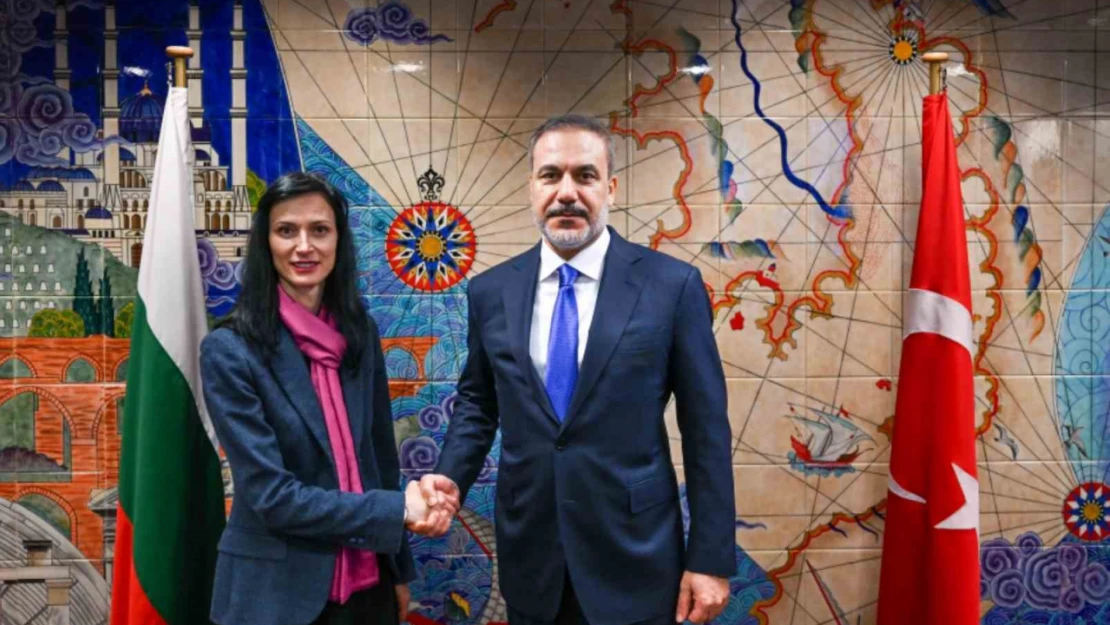 Dışişleri Bakanı Fidan, Bulgaristan Dışişleri Bakanı Gabriel ile bir araya geldi