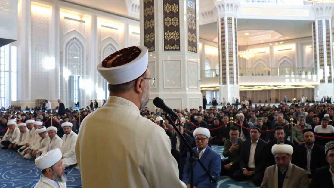 Diyanet İşleri Başkanı Erbaş: 'Peygamber Efendimizi örnek almalıyız'