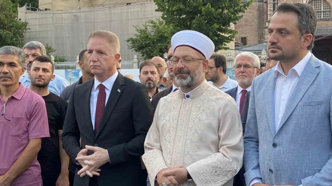 Diyanet İşleri Başkanı Prof. Dr. Ali Erbaş: 'Ayasofya Fatih'in bize bir emaneti, İstanbul'un fethinin en önemli sembolüdür'