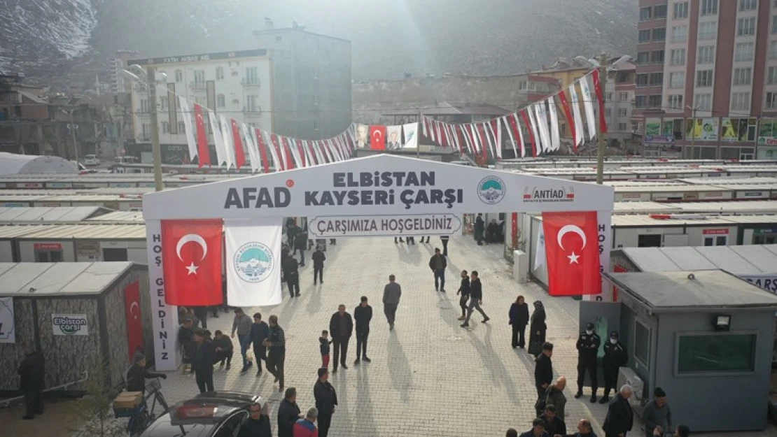 Elbistan'dan Kayseri'ye çarşı teşekkürü