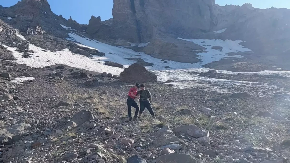 Erciyes Dağı'nda Kaybolan Dağcı Kurtarıldı