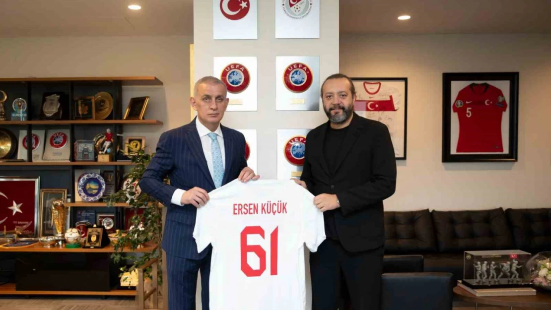 Ersen Küçük'ten, TFF Başkanı Hacıosmanoğlu'na ziyaret